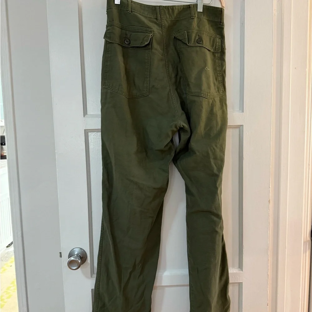 Army Green Utility Pants - Size 34x35 - Picture 3 of 4